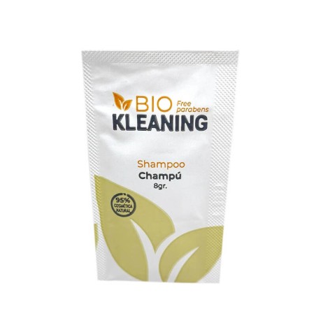 Shampoo biologico in formato monodose