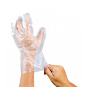 Guanti in polietilene