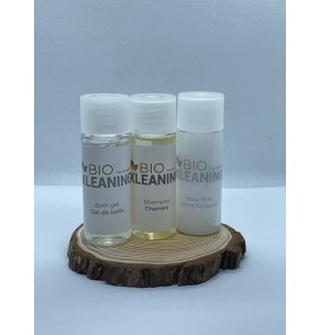 Confezione da 25 basi espositive in legno per oggetti di cortesia 2