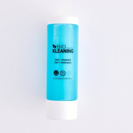 Confezione 10 flaconi con gel+shampoo per dispenser ricaricabili