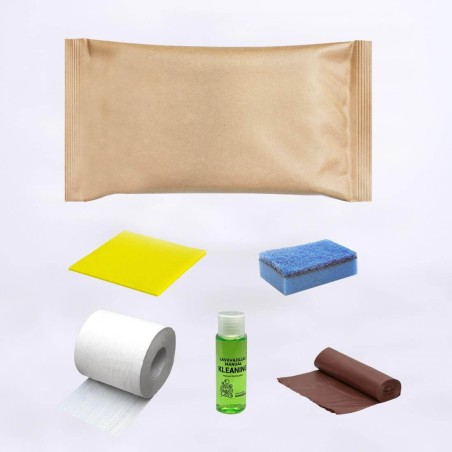 Kit per la pulizia del bagno e della cucina per appartamenti