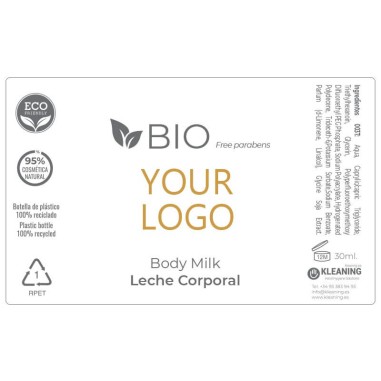 Lozione corpo naturale 30ml - 150uds